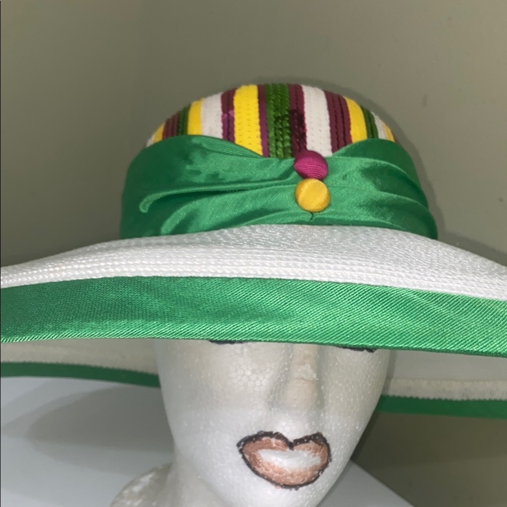 Really Cute Dress/Church/Mardi Gras Hat by Donna Vinci